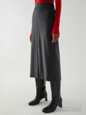 COS wool midi skirt
